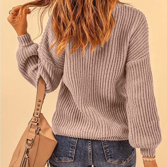 Khaki Sweater   - Picture 3 of 4